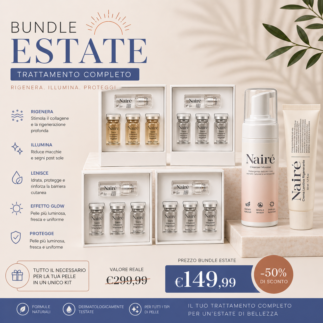 SUMMER SKIN RESET – TRATTAMENTO COMPLETO NAIRÉ®
